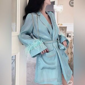 Wrap dress with further details